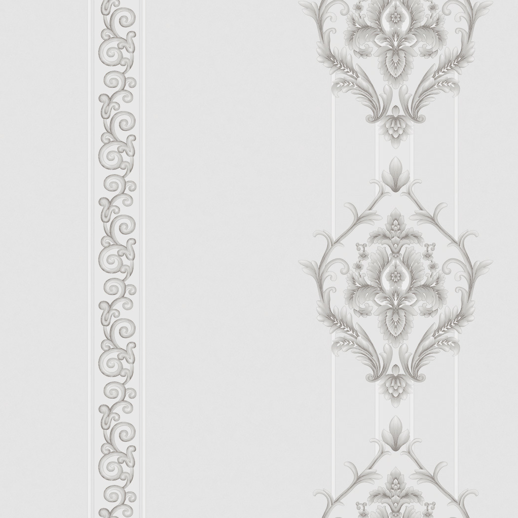 New PVC High Quality Wallpaper Damask Stripe Design