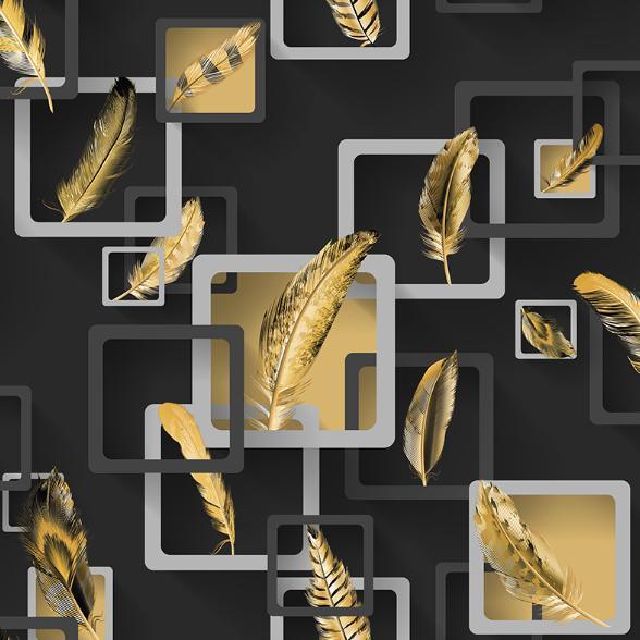 Factory Price PVC Wall Paper 3D Waterproof Vinyl Modern Design Luxury Wallpaper for Home Decoration