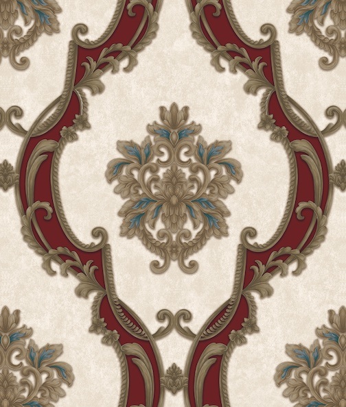 PVC Wall Paper Factory Price Modern 3D Design Waterproof Vinyl Luxury Wall Paper for Home Decoration