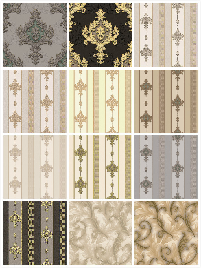 PVC Wallpaper High Quality Classic Luxury Wall Paper Factory Price