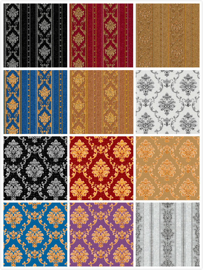 PVC Wallpaper Hot Selling Wall Paper Vinyl 3D Modern Wallpaper