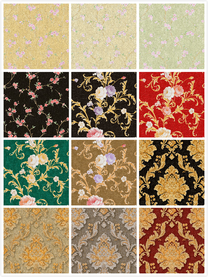 PVC Wallpaper Hot Selling Wall Paper Vinyl 3D Modern Wallpaper