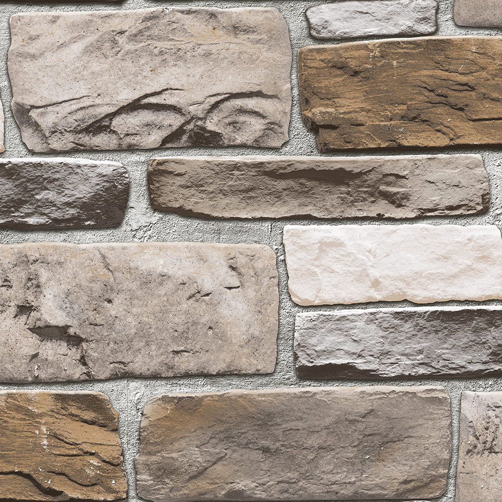 PVC Vinyl Wallpaper Modern Stone 3D Wall Paper