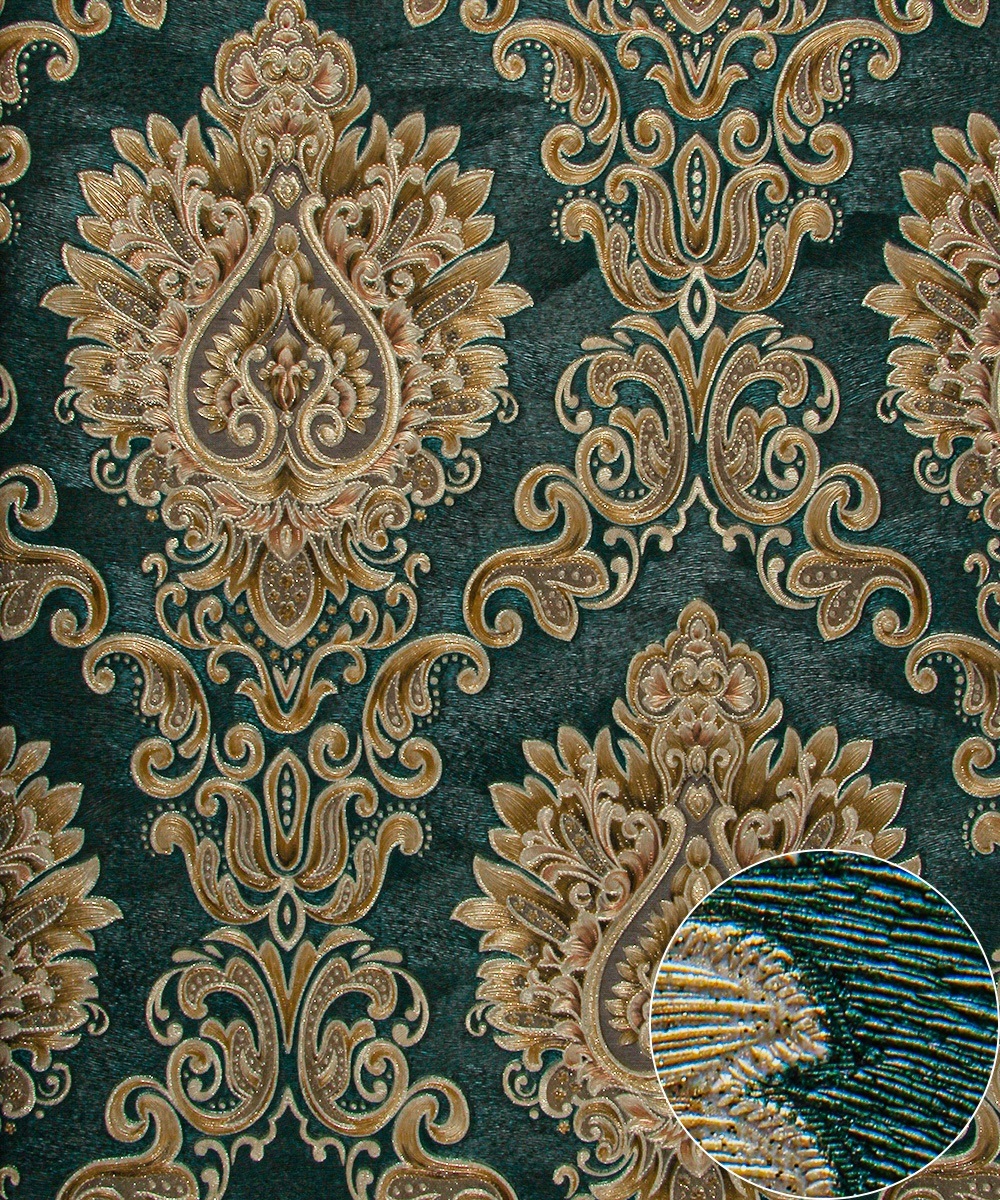 PVC Wallpaper Modern 3D Plain Design Waterproof Vinyl Wallpaper for Home Decor