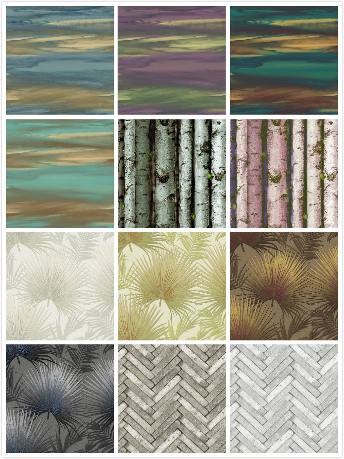 PVC 3D Wall Paper Vinyl Wallpaper for Home Decoration