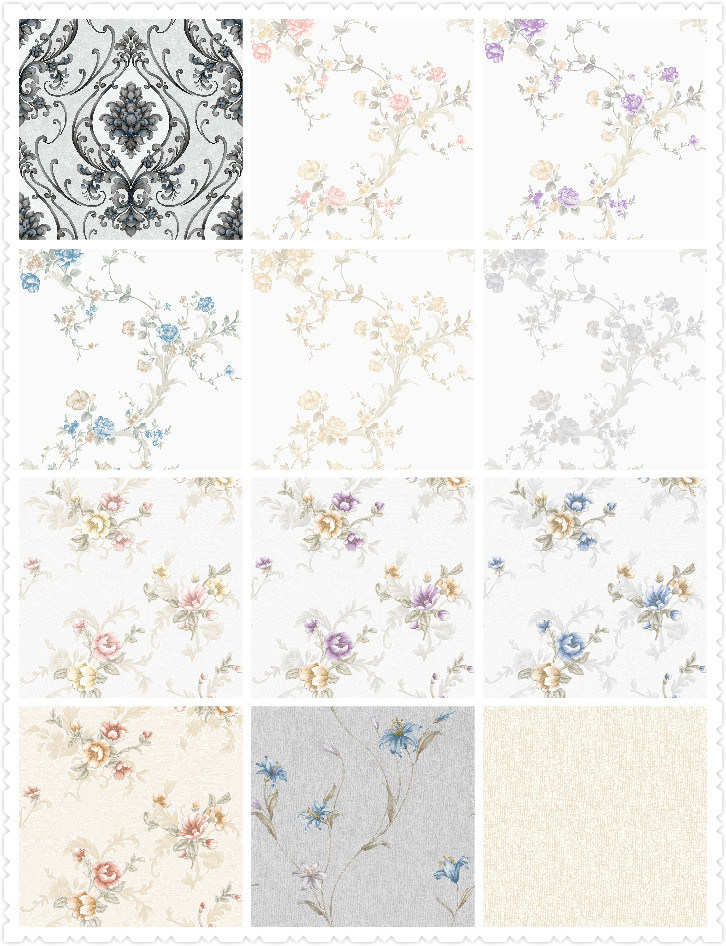 PVC Wallpaper Vinyl High Quality Wall Paper for Home Decoration