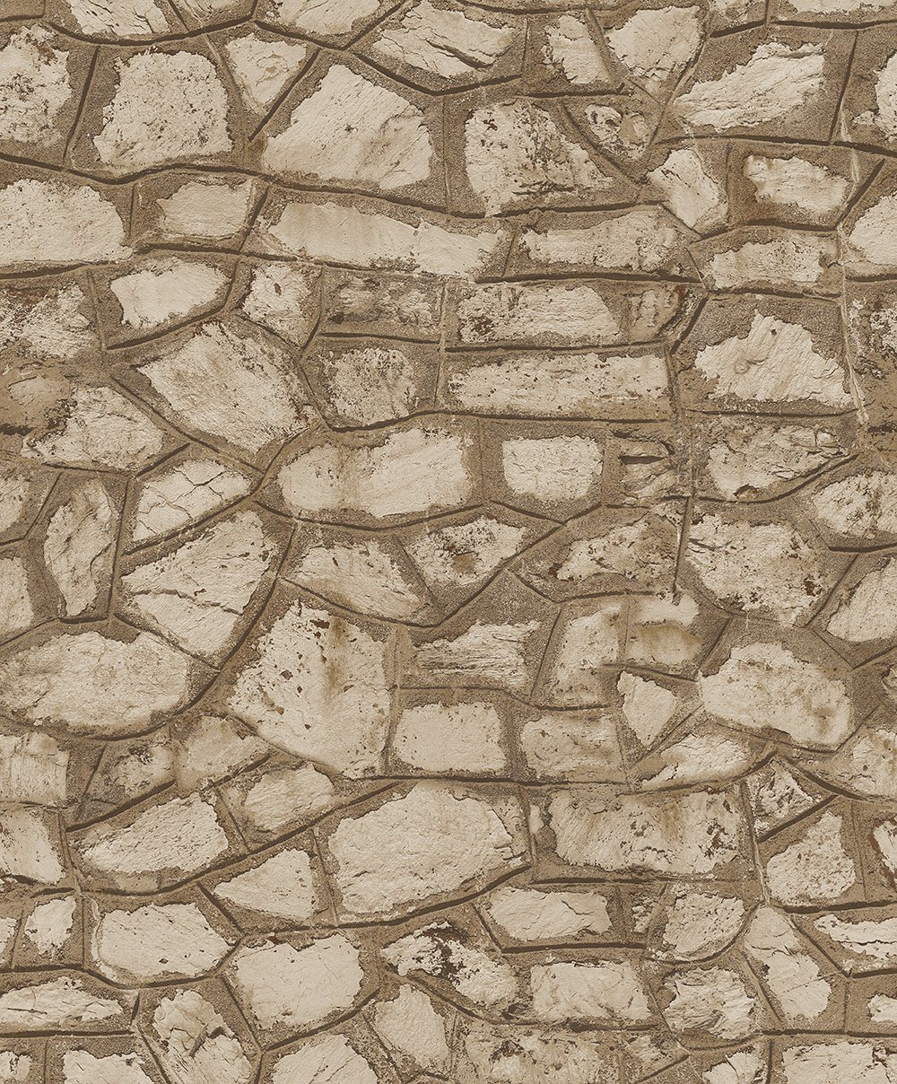 PVC Vinyl Wallpaper Modern Stone 3D Wall Paper