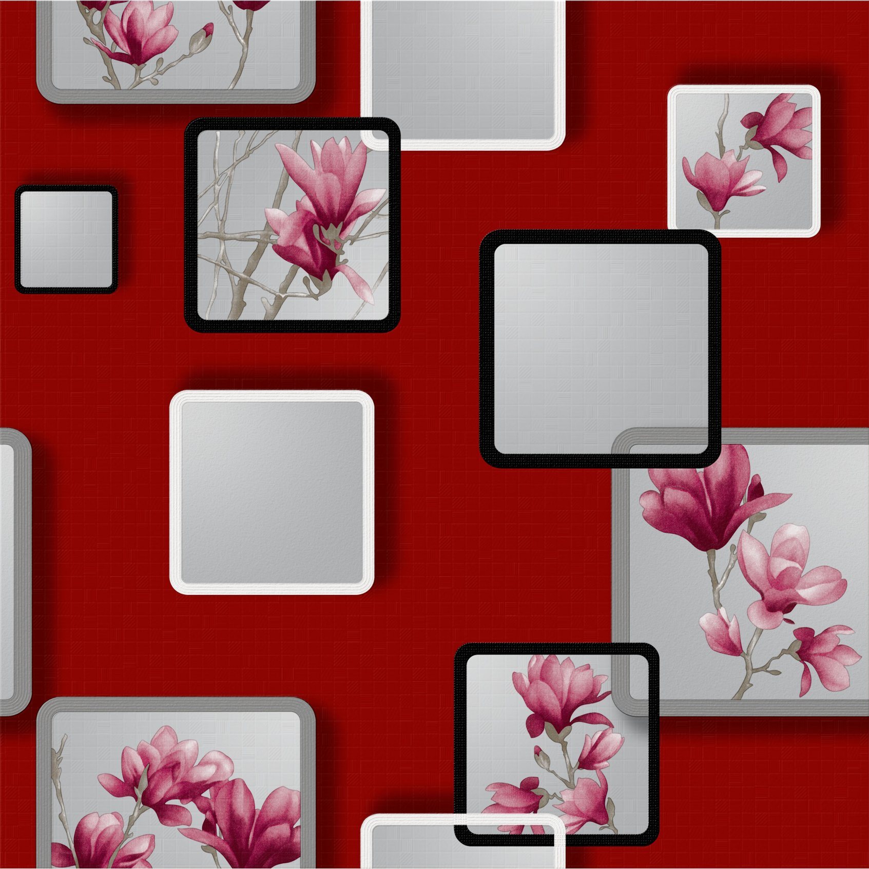 Waterproof Wallpaper Vinyl PVC 3D Wall Paper for Home Decor