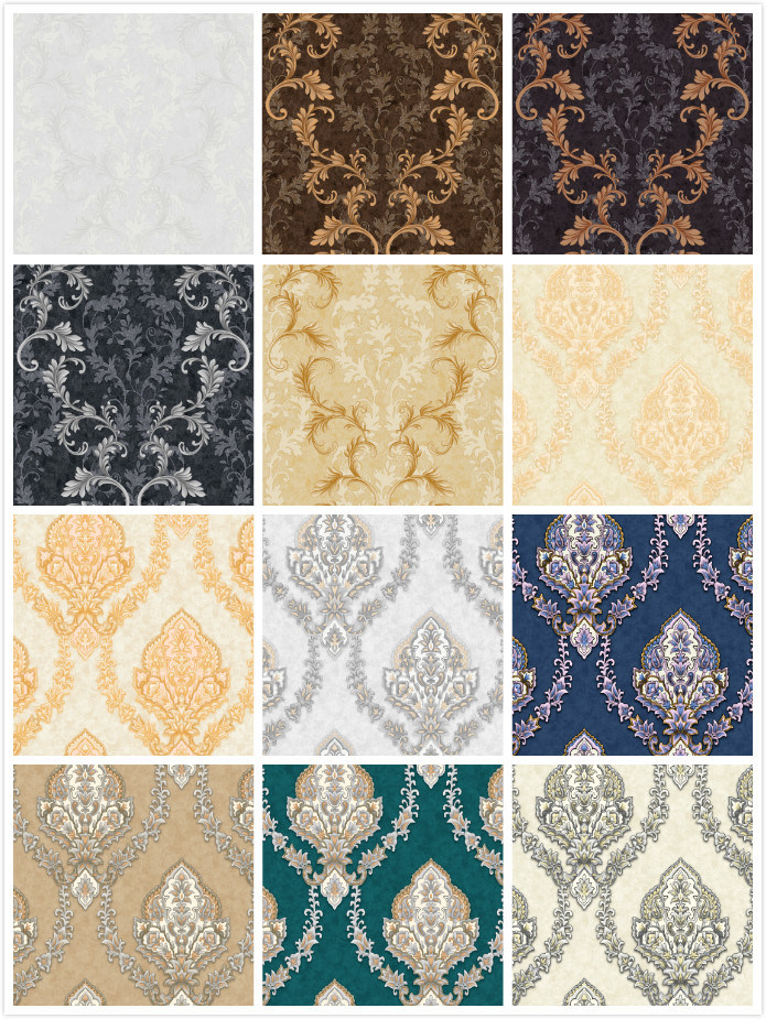 106 PVC Wallpaper High Quality 3D Wall Paper for Home Decor