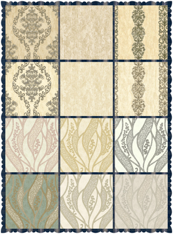 High Quality PVC Wallpaper Luxury Wall Paper for Living Room