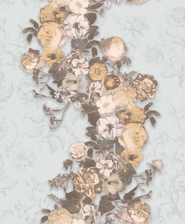 2021 New PVC Classic Italy Flower Design High Quality Wallpapers
