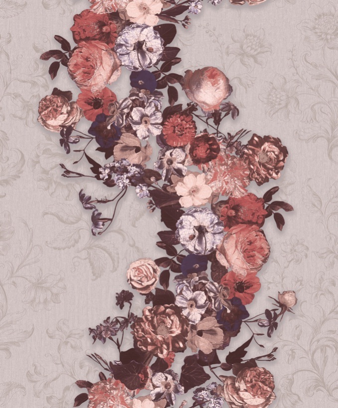 2021 New PVC Classic Italy Flower Design High Quality Wallpapers