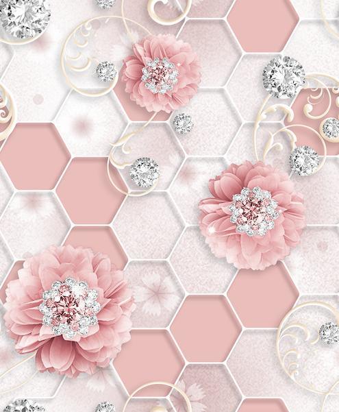 Luxury PVC Wallpaper Modern 3D Design Vinyl Waterproof Wall Paper for Home Decor