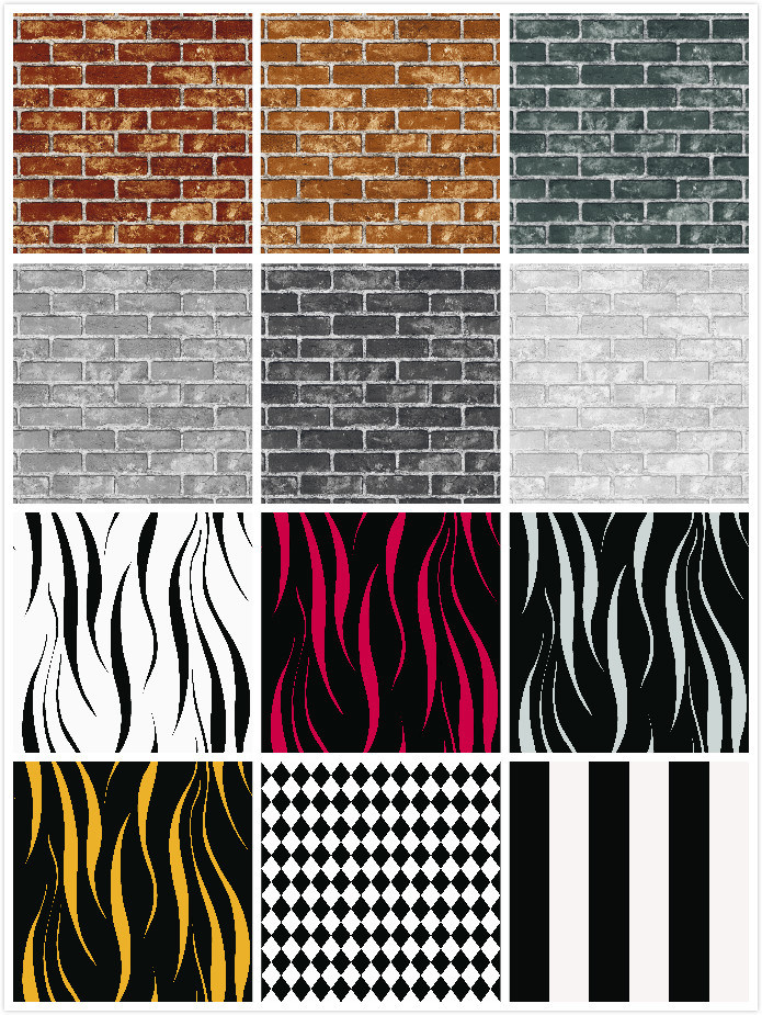 PVC 3D Wallpaper Vinyl Wall Paper for Home Decoration