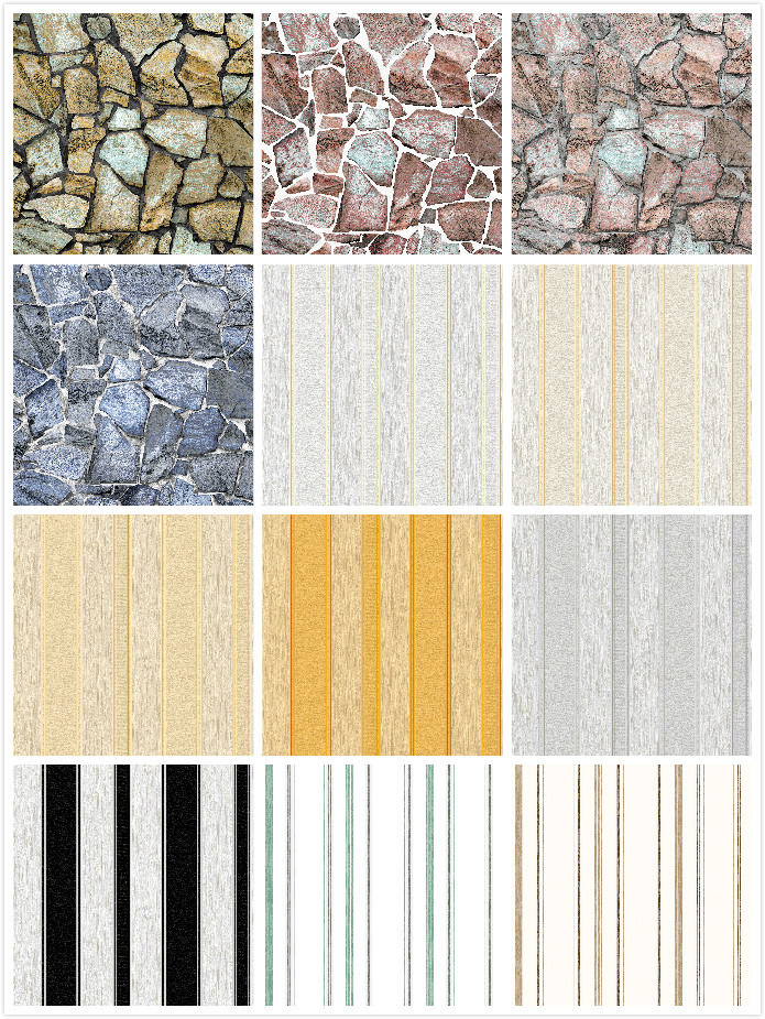 Modern 3D Wallpaper PVC Vinyl Wall Paper for Home Decoration