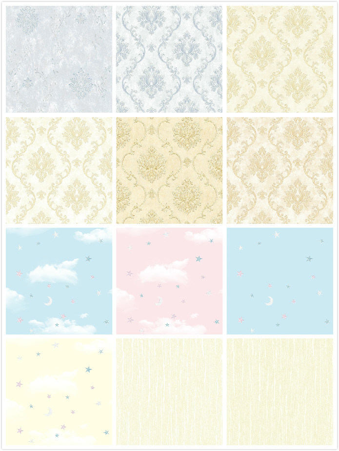 Non-Woven Wallpaper Luxury Wall Paper for Home Decoration