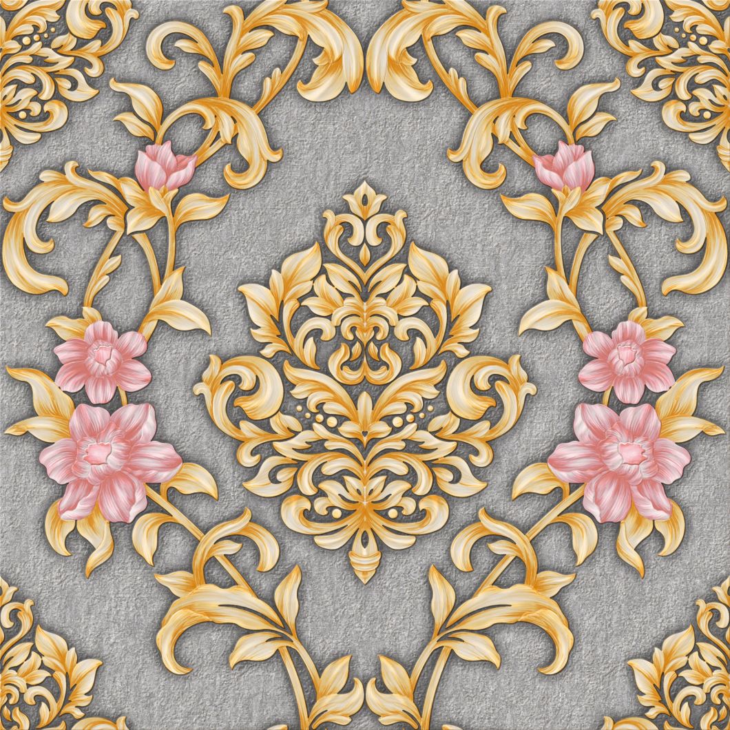 High Quality PVC Vinyl Wallpaper Factory Price Wall Paper