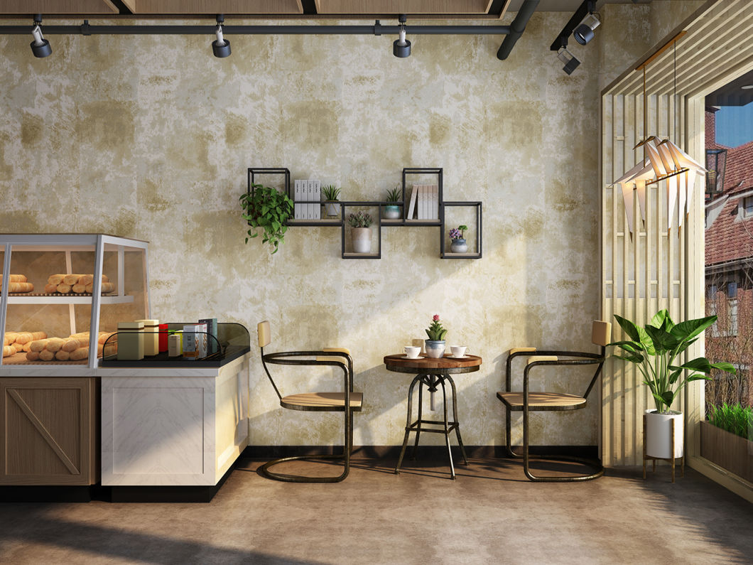 New PVC High Quality Wallpaper Modern Old Style