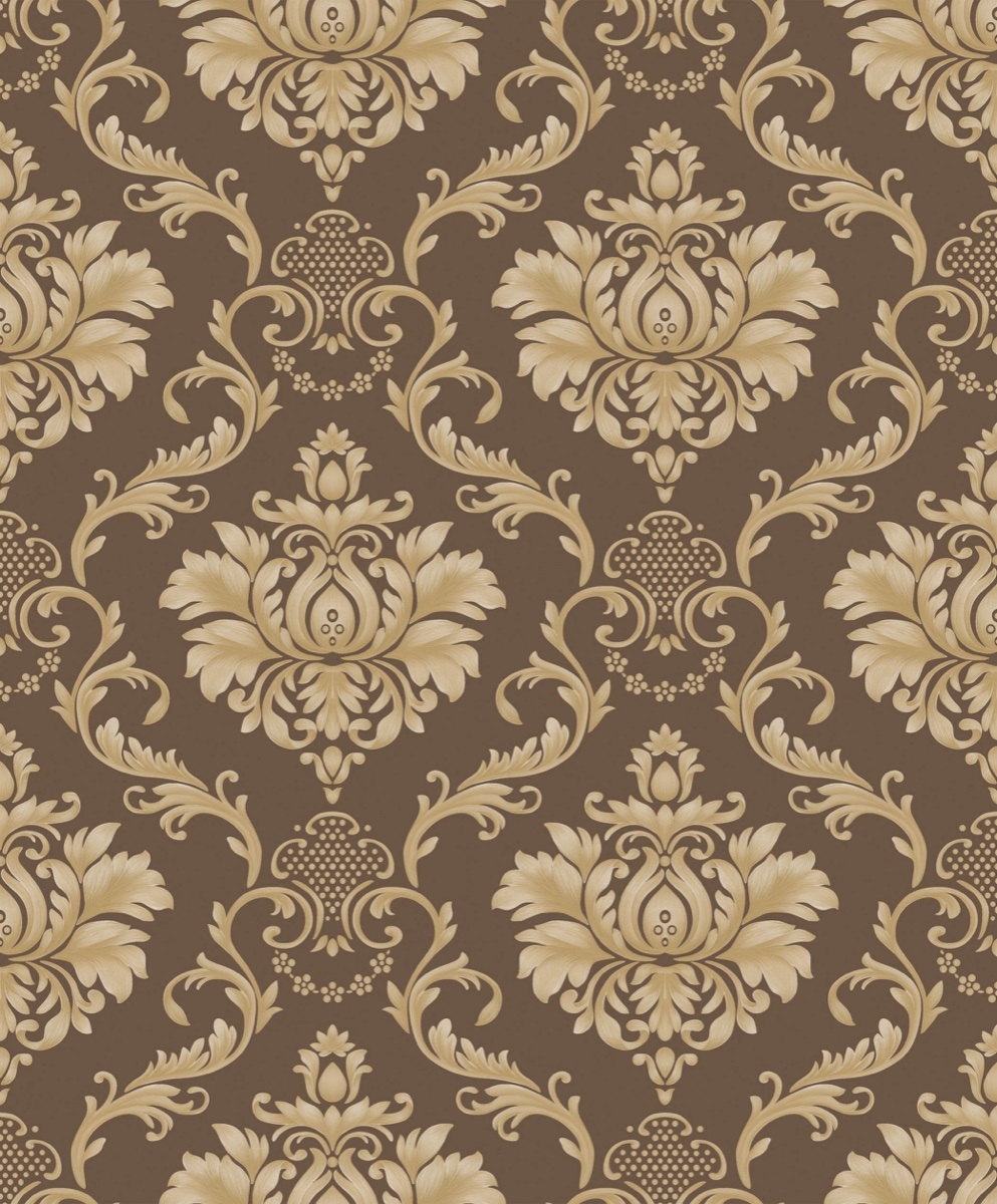 New PVC High Quality Wallpaper Embossing Damask Design
