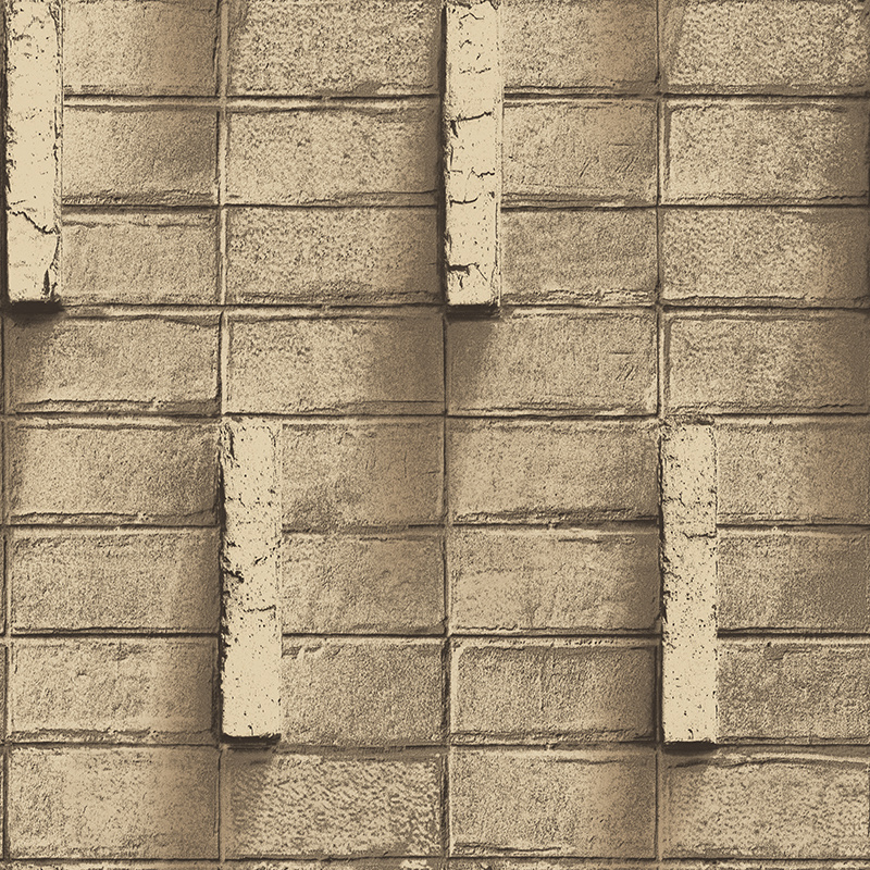 New PVC High Quality Wallpaper Modern Bricks Design