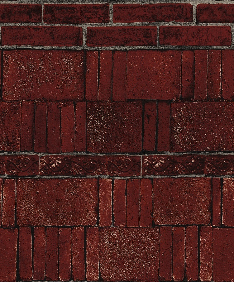 New PVC High Quality Wallpaper Modern Bricks Design