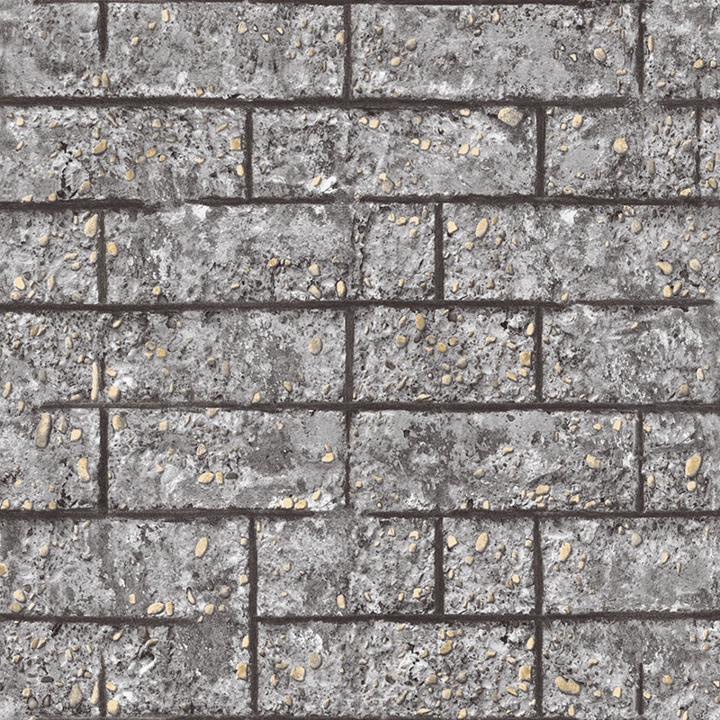 New PVC High Quality Wallpaper Modern Bricks Design