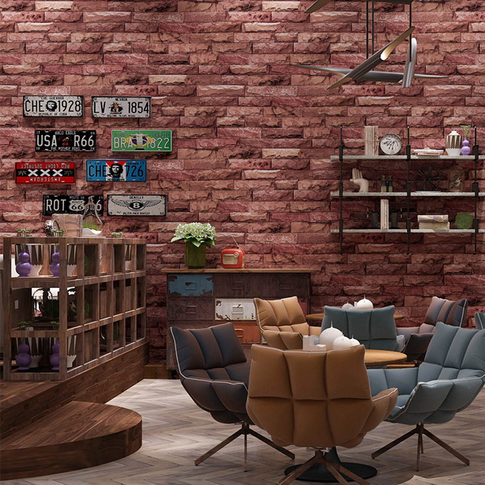 New PVC High Quality Wallpaper Modern Luxury Cultural Stone Design