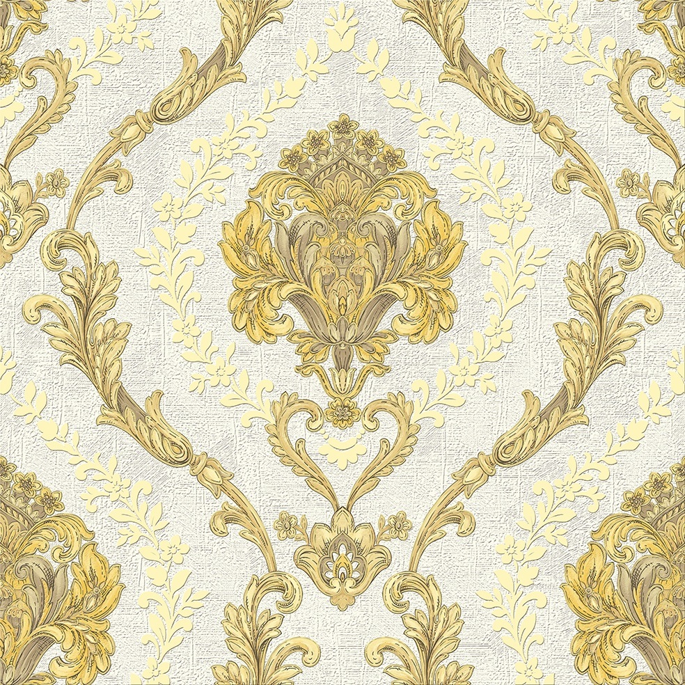 New PVC High Quality Wallpaper Deep Embossing Europe Design