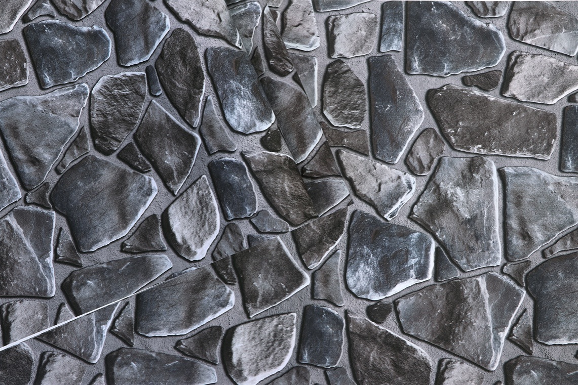 New PVC High Quality Wallpaper Modern Stone Style