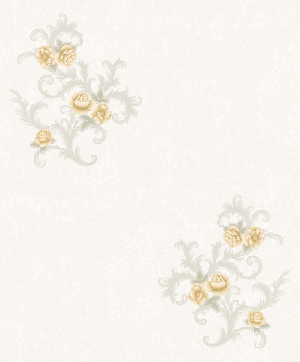New PVC High Quality Wallpaper Classic Flower Design