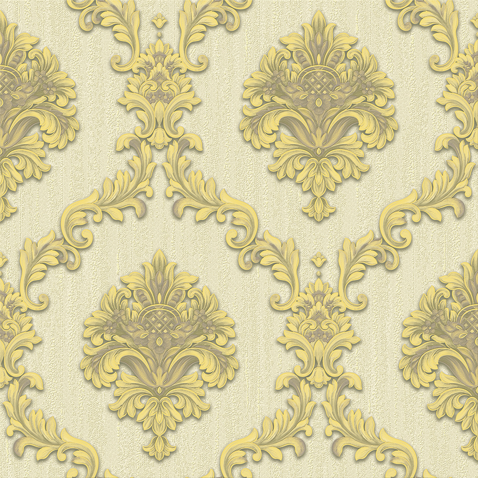 New PVC High Quality Wallpaper Deep Embossing Luxury Design