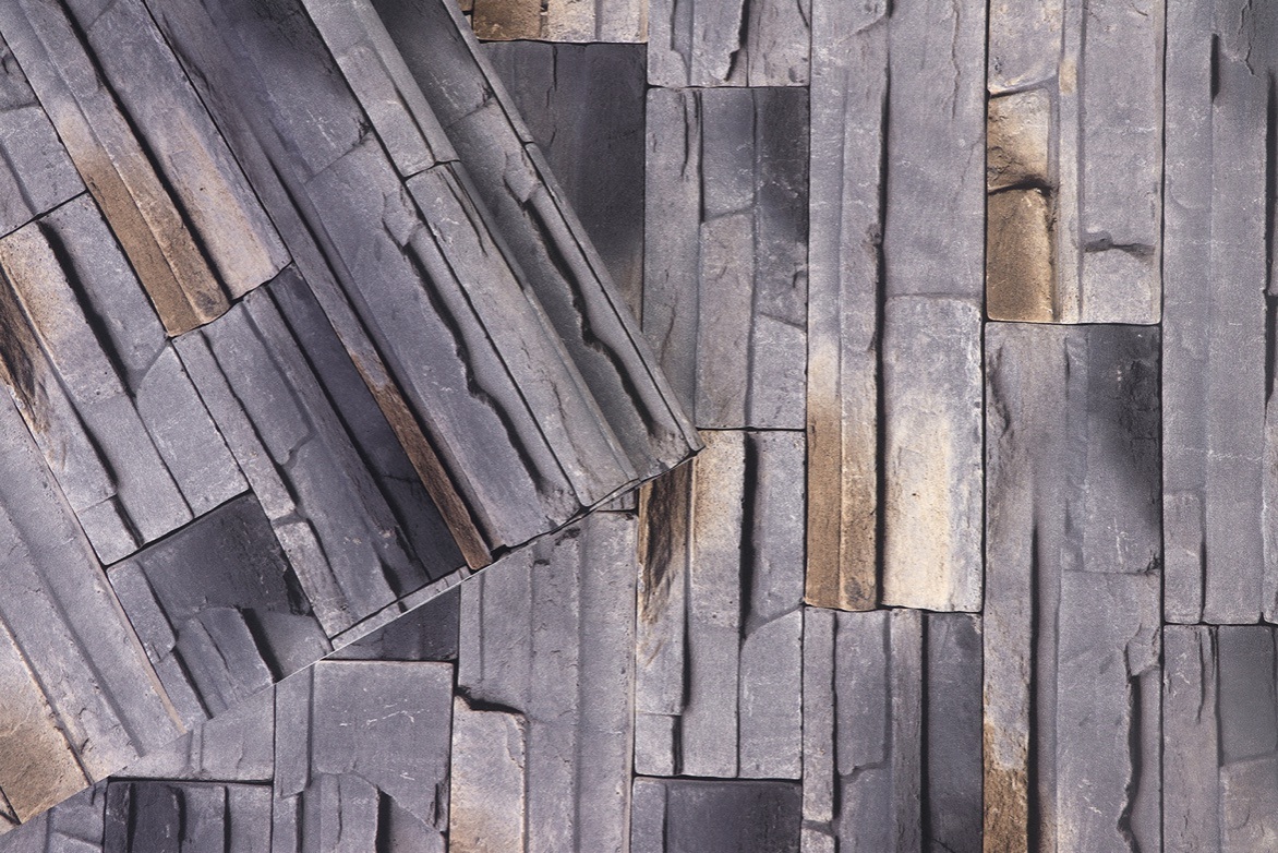 New PVC High Quality Wallpaper Modern Colorful Stones Style
