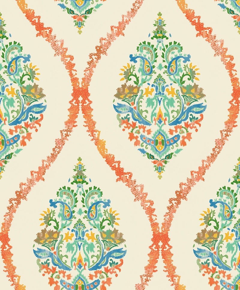 New PVC High Quality Wallpaper Classic South America Style