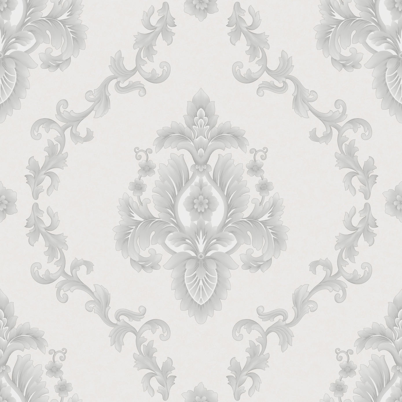 New PVC High Quality Wallpaper Luxury Damask Design