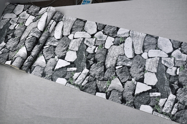 New PVC High Quality Wallpaper Stones Style