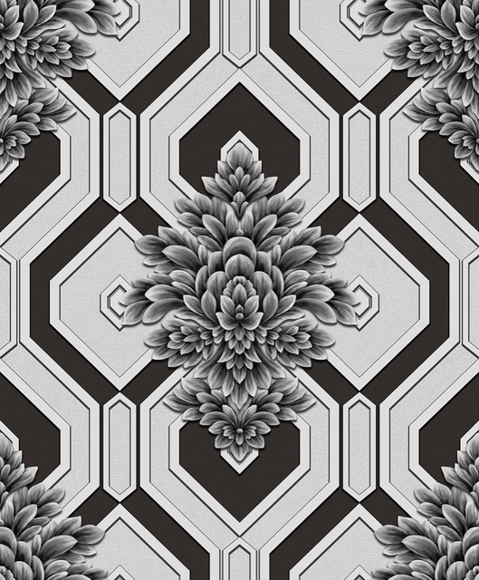 PVC Modern Wallpaper Factory Price 3D Design Waterproof Vinyl Luxury Wall Paper for Home Decoration