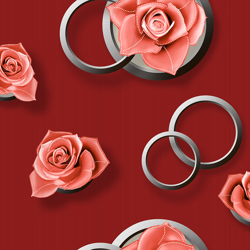 Factory Price PVC Wall Paper 3D Waterproof Vinyl Modern Design Luxury Wallpaper for Home Decoration