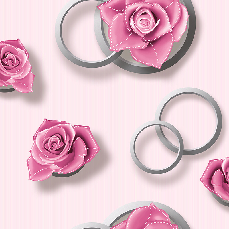 Factory Price PVC Wall Paper 3D Waterproof Vinyl Modern Design Luxury Wallpaper for Home Decoration