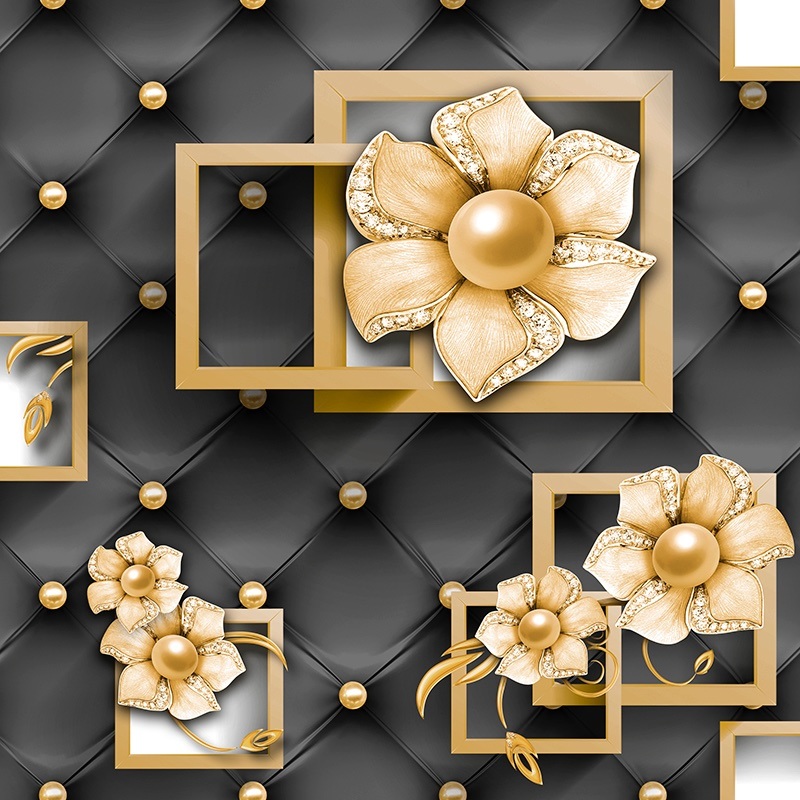 Factory Price PVC Wallpaper Modern 3D Design Vinyl Luxury Wall Paper for Home Decor