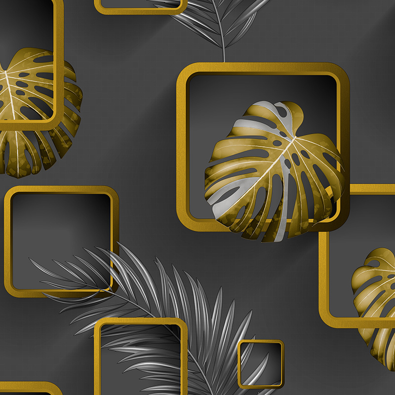 Factory Price PVC Wall Paper Modern 3D Design Vinyl Luxury Wallpaper for Home Decoration