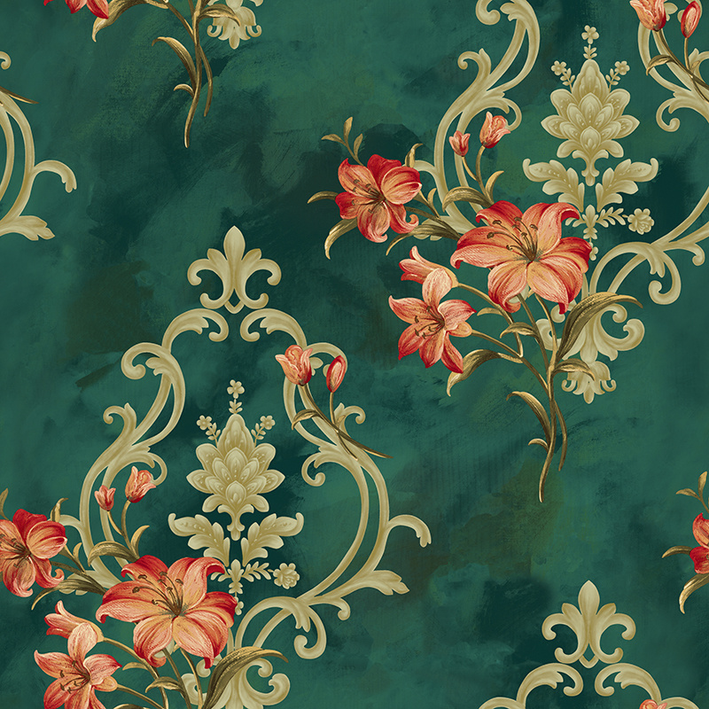 Factory Price PVC Wall Paper Vinyl Modern 3D Design Luxury Wallpaper for Living Room