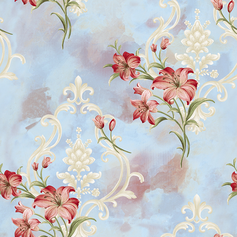 Factory Price PVC Wall Paper Vinyl Modern 3D Design Luxury Wallpaper for Living Room