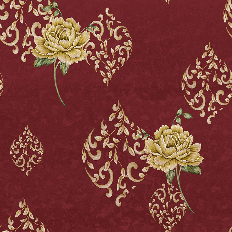 Factory Price PVC Wall Paper Waterproof Vinyl Modern Design Luxury Wallpaper for Home Decoration