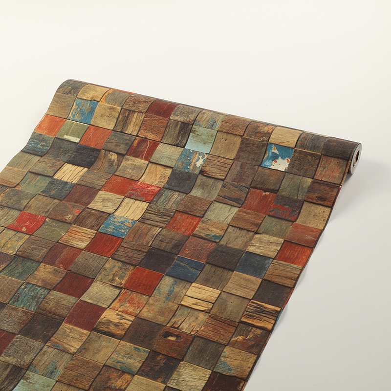 PVC Vinyl Wallpaper Modern 3D Wall Paper for Home Decoration