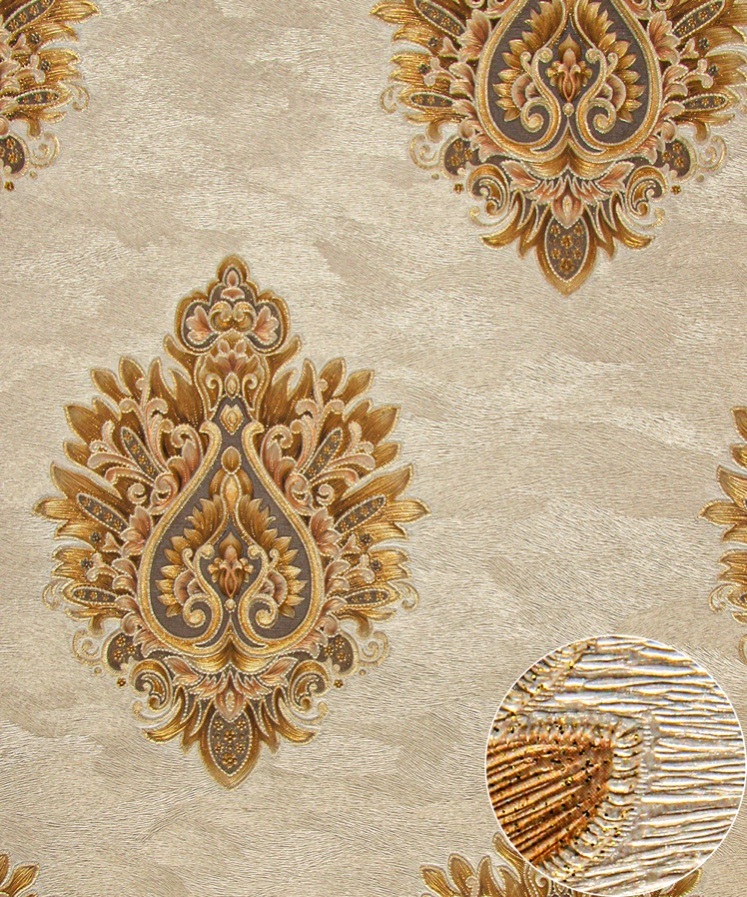PVC Vinyl Wallpaper Modern 3D Design Waterproof Wallpaper for Home Decortion