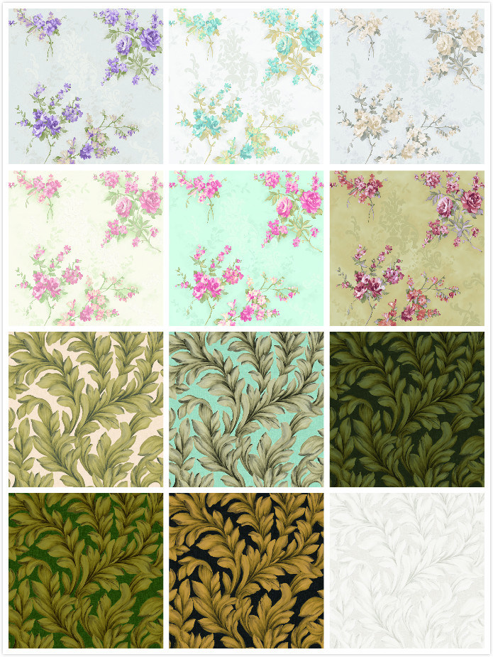 Luxury PVC Wallpaper Classic Wall Paper for Living Room