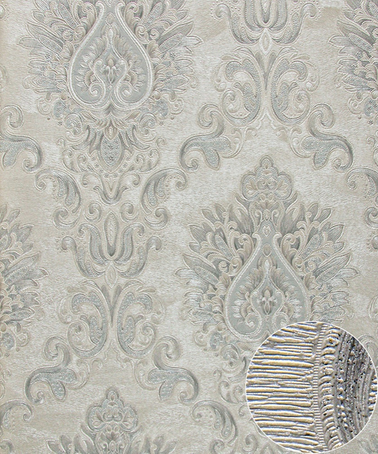 PVC Wallpaper Modern 3D Plain Design Waterproof Vinyl Wallpaper for Home Decor