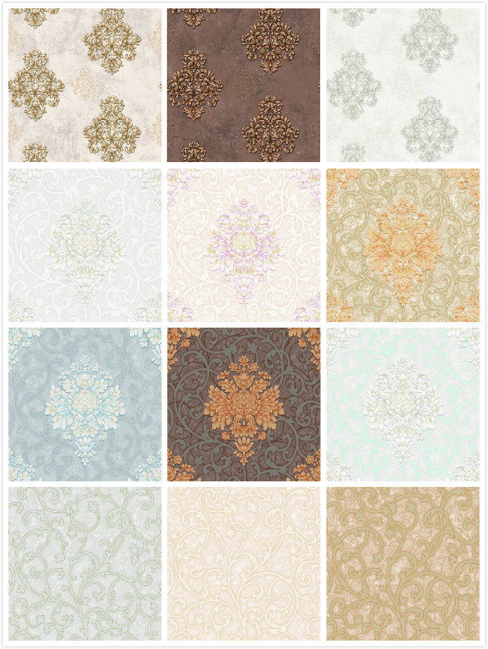 Vinyl PVC Wallpaper Classic Wall Paper Manufacturer Price