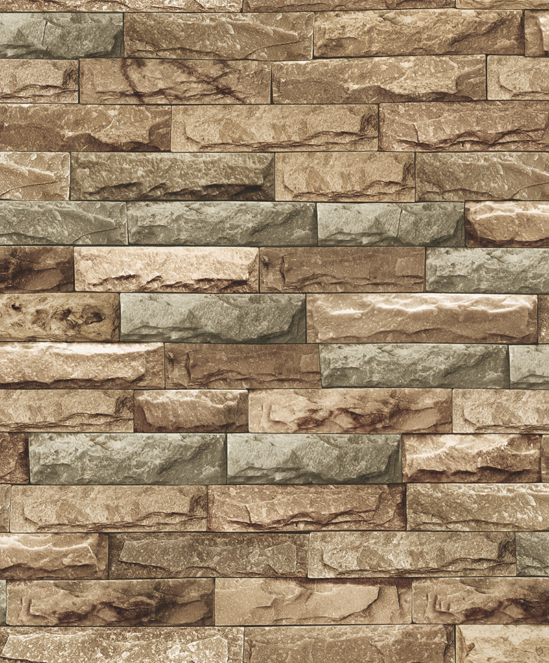 Vinyl PVC Wallpaper Modern Stone 3D Wall Paper