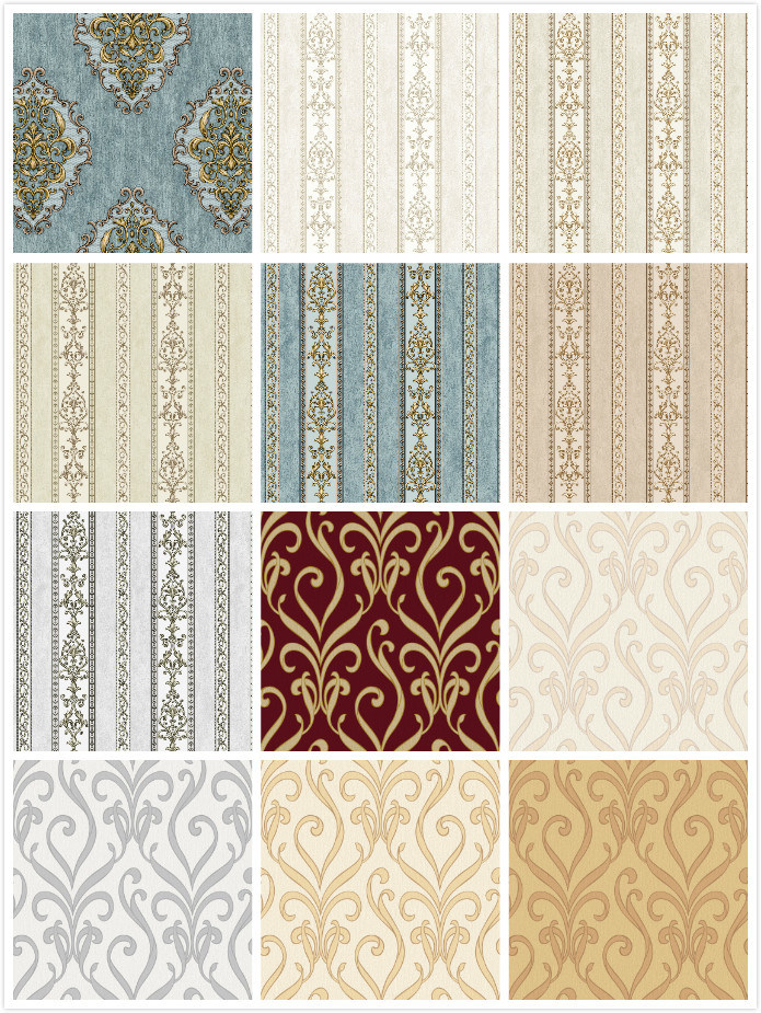 High Quality Luxury Wall Paper 106 PVC Wallpaper